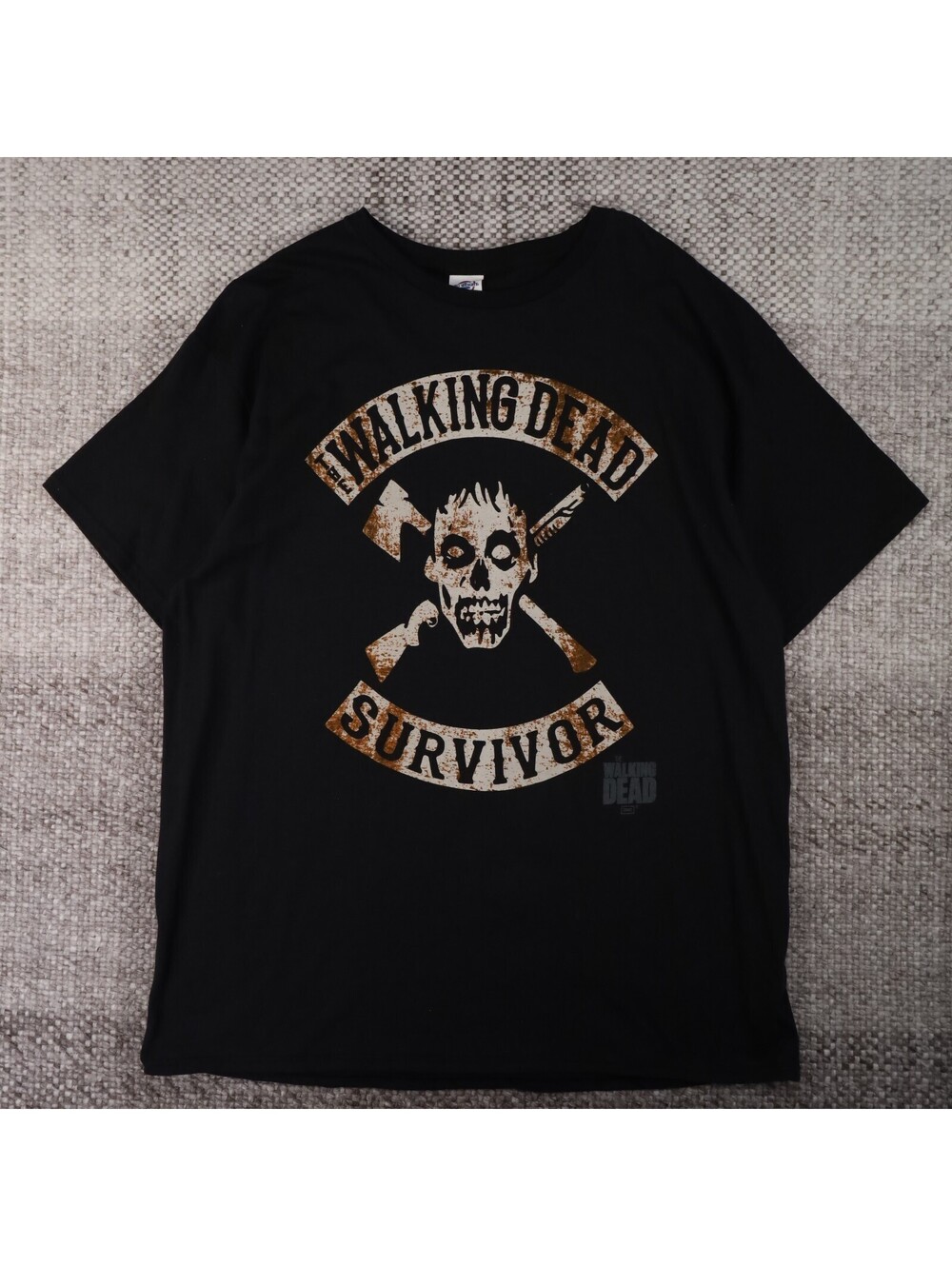 The Walking Dead Survivor T Shirt Mens XL Black AMC Zombie Horor TV Show Graphic